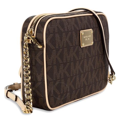 michael kors large crossbody|Michael Kors Crossbody bag brown.